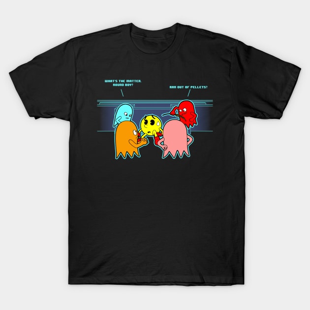 Funny Retro Gamer Arcade Video Game Bullied Cartoon T-Shirt by BoggsNicolas